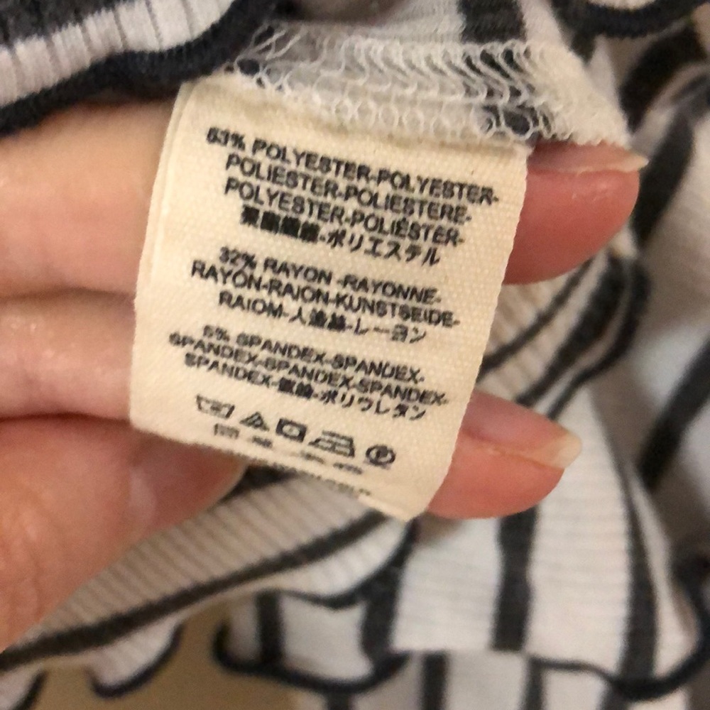 Free People Good Finds Stripe Bell Sleeve Top - Picture 6 of 6